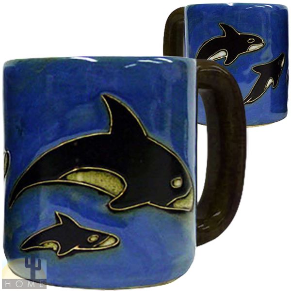 510N4 - Mara Stoneware Mug 16oz Orcas