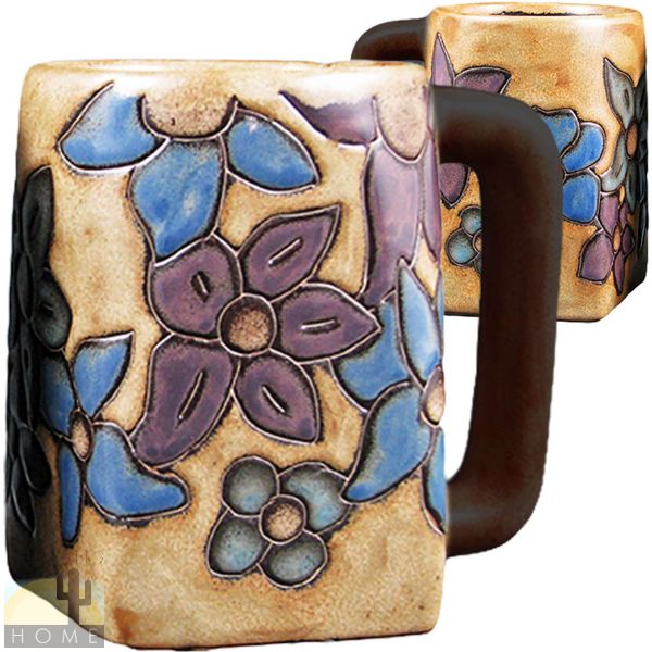 511Z7 - Mara Stoneware Mug 12oz Square Flowers