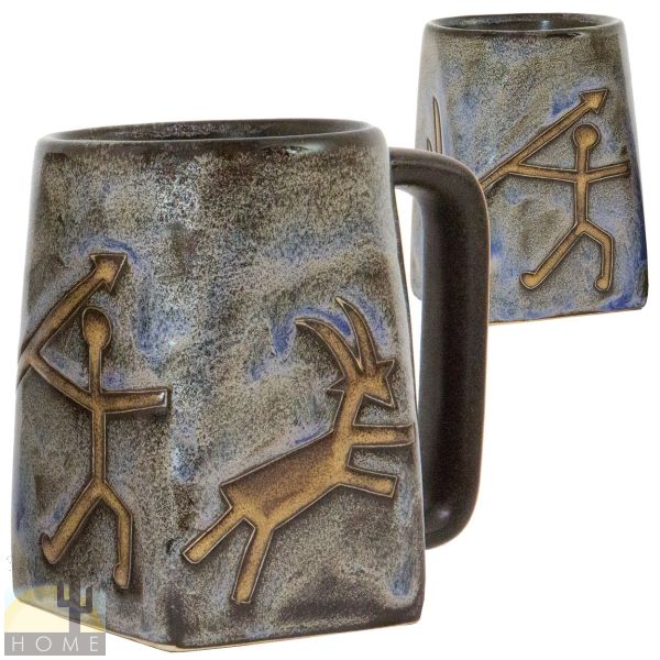 511A2 - Mara Stoneware Mug 12oz Petroglyph Blue