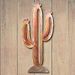 165102 - 18in Saguaro Cactus 3D Metal Wall Art - Sunset