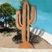 165583 - 30in Saguaro Cactus Metal Yard Art in Rust