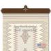 1844 - Metal rug rug quilt and tapestery hanger - Zia Sun