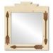 600001 - 17in Three Arrows Southwest Natural Pine Wall Mirror