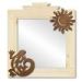 600009 - 17in C-Lizard and Sun Southwest Natural Pine Wall Mirror