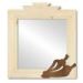 600011 - 17in Chili Peppers Southwest Natural Pine Wall Mirror