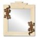 600033 - 17in Twin Lizards Southwest Natural Pine Wall Mirror