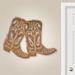 601005 - 36in Leather Boots Metal Wall Art