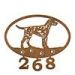601143 - Dalmatian Puppy Custom Metal Address Numbers Wall Art