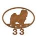 601146 - Havanese Puppy Custom Metal Address Numbers Wall Art