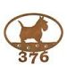 601158 - Scottish Terrier Puppy Custom Metal Address Numbers Wall Art