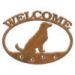 601210 - Golden Retriever Dog Welcome Metal Sign Wall Art