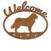 601230 - Bernese Mountain Dog Puppy Welcome Metal Sign Wall Art