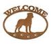 601236 - Bullmastiff Puppy Welcome Metal Sign Wall Art