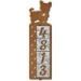 606324 - Yorkshire Terrier Motif One-Number Metal Address Sign