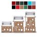 620077 - Pueblo 3-Piece Kitchen Canister Set - Choose Color