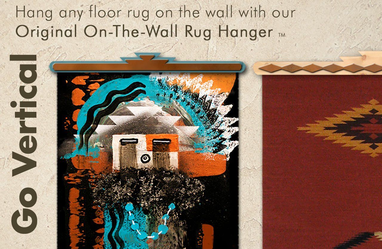 Hang your rug on the wall