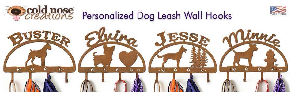 Personalized Dog Leash Hooks